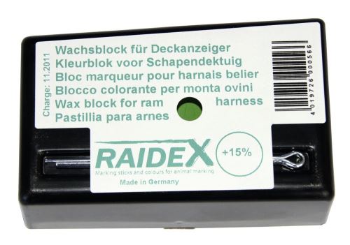 Křída Raidex k označení oplodněných ovcí zelená