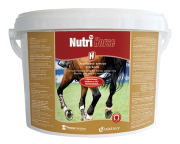 Nutri Horse H 3 kg doplňkové krmivo k prevenci poruch kopytní rohoviny koní