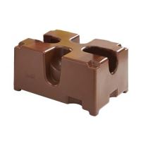 Střední základna pro plastový překážkový stojan na kavalety pro koně La Gée hnědá