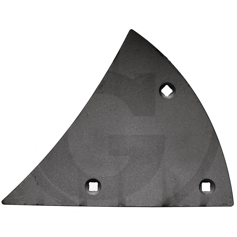 Výměnný díl trojúhelník pravý na pluh Lemken, Ostroj typ C2KR 289 x 216 mm Granit