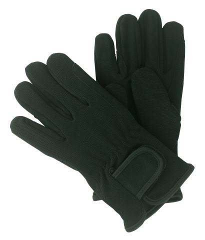 Jezdecké rukavice HighTech barva černá velikost M