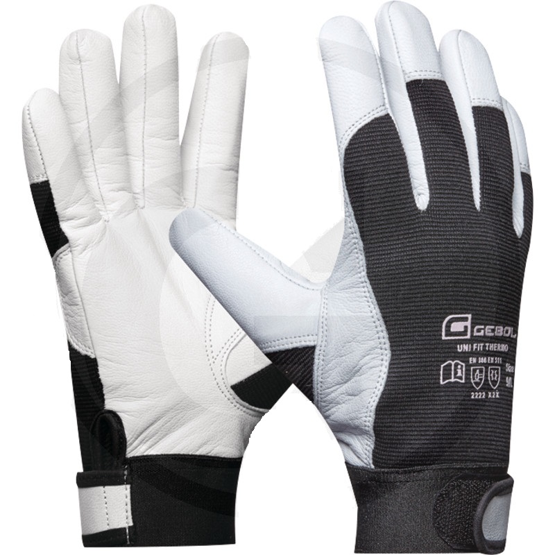 Zimní pracovní rukavice z kozí kůže Gebol Uni Fit Thermo velikost 10 XL
