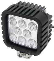 LED pracovní světlomet, světlo hranaté 8 LED 12V/24V 1000 Lumen na traktor, auto