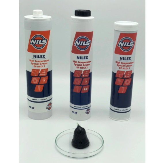NILS NILEX EP2 vysokoteplotní mazivo na ložiska, bagr kartuše, patrona šroubovací LS 400 g
