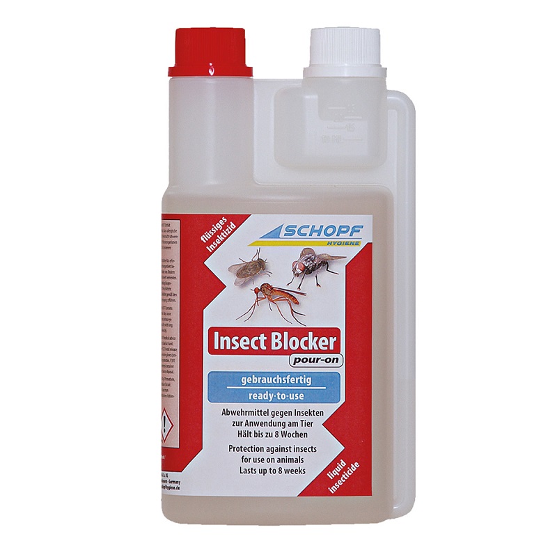 Insect Blocker pour-on repelent a odpuzovač much, bodalek, pakomárce 500 ml pro ovce