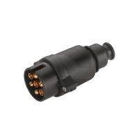 Zástrčka, konektor 7-pólový 12V Hella elektrický plastový na vlek i přívěsný vozík