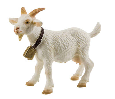 Bullyland - figurka koza bílá