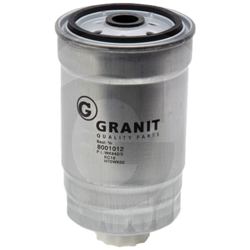 Granit 8001012 palivový filtr vhodný pro Case IH, Claas, Deutz-Fahr, Fiat, Ford, Laverda