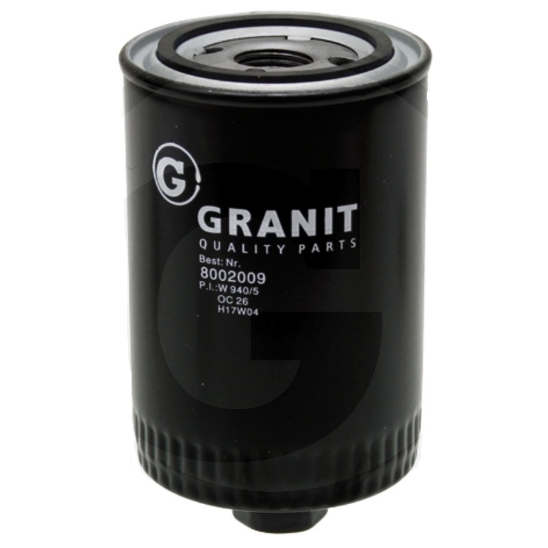 Granit 8002009 olejový filtr na traktor Case IH, Claas, Deutz-Fahr, Fendt, Zetor UŘ II