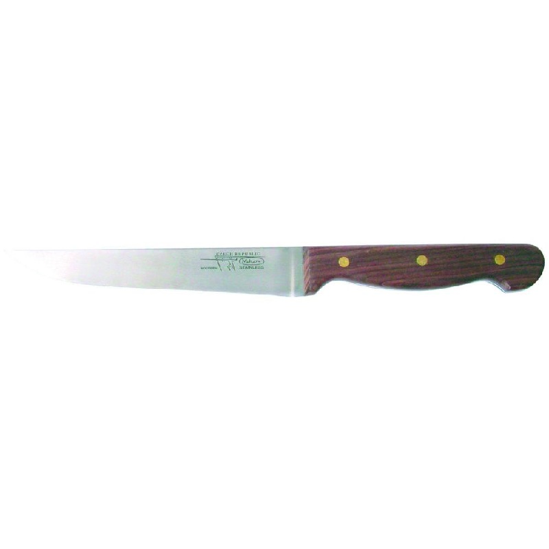 Kuchyňský vyřezávací, nakrajovací nůž 16 cm LUX Profi rovný dřevěná střenka palisandr