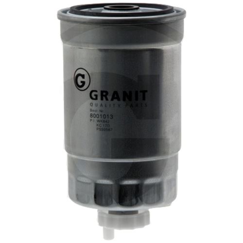 Granit 8001013 palivový filtr pro Case IH, Claas, Deutz-Fahr, Fendt, Fiat, Kramer