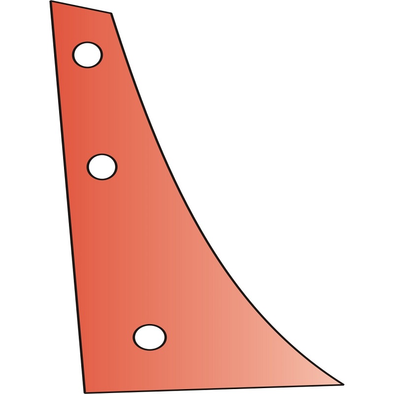 Výměnný díl levý na pluh Kverneland, Pöttinger 375 x 170 x 7 mm trojúhelník AgropaGroup