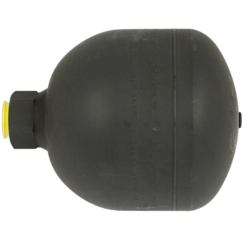 Akumulátor tlaku 0,5 l 15 BAR R1/2″ LCS originál Quicke vhodné i pro SoftDrive, Dimension