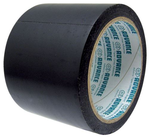 Lepící páska na senážní, silážní fólie a plachty černá šířka 75 mm
