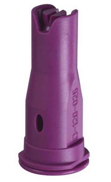 Lechler injektorová tryska POM ID3 pro polní postřikovače 120° plast nízkoúletová fialová