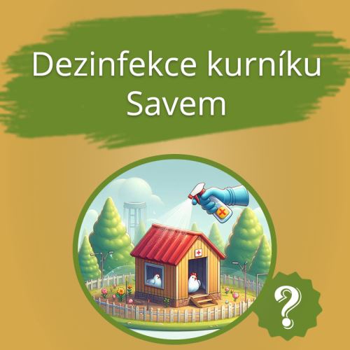 Dezinfekce kurníku Savem