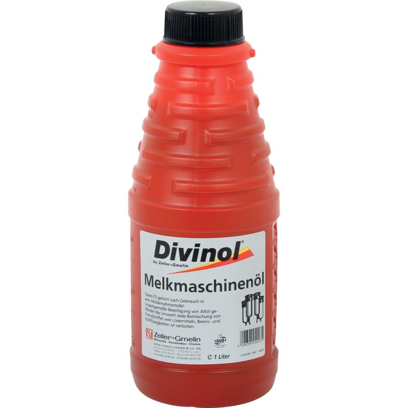 Vývěvový olej Divinol 1 l pro vakuová čerpadla na mléko, dojící zařízení