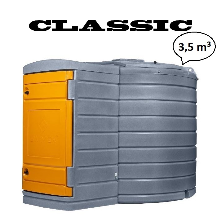 Nádrž na naftu dvouplášťová s velkou distribuční skříní SWIMER 3500 l verze CLASSIC