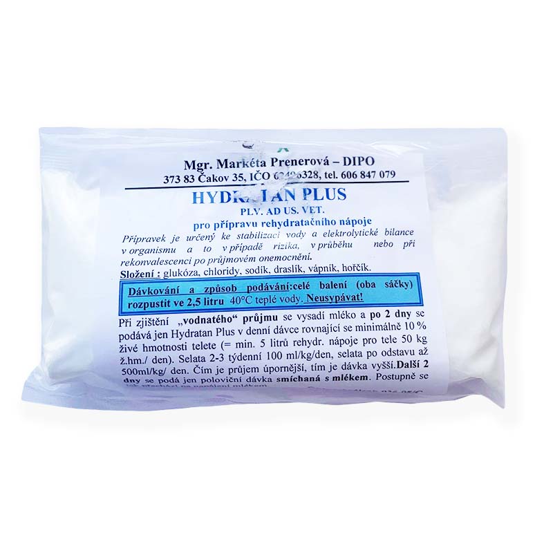 Hydratan Plus M 95 g na rehydratační roztok pro telata, selata, jehňata, kůzlata 2,5 l