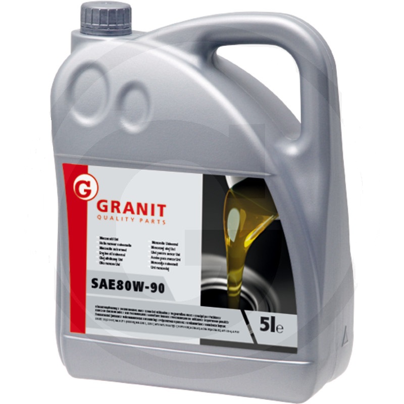 Převodový olej GL4 Granit SAE 80W-90 víceúčelový do manuálních převodovek 5 l