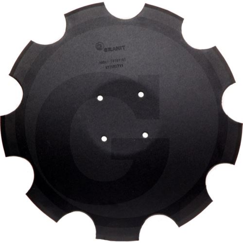 Ozubený disk diskové brány Amazone Catros, Catros+ průměr D=510 mm, tloušťka S=5 mm