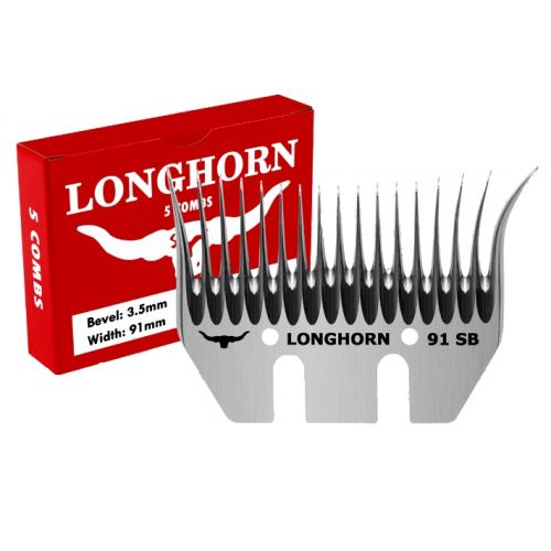 Spodní nůž Longhorn Mohair SB 3,5/91 mm krátký úkos na stříhání mohérových koz 17 zubů