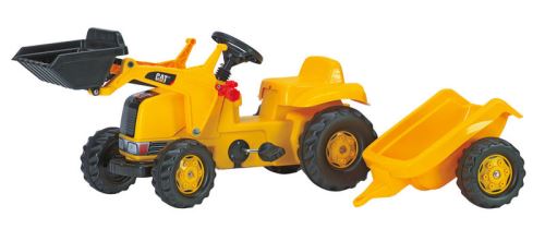 Rolly Toys - šlapací traktor CAT s přívěsem modelová řada Rolly Kid