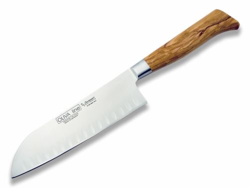 Profi japonský nůž Santoku 16 cm Burgvogel Solingen 6100.926.18.6 - Oliva