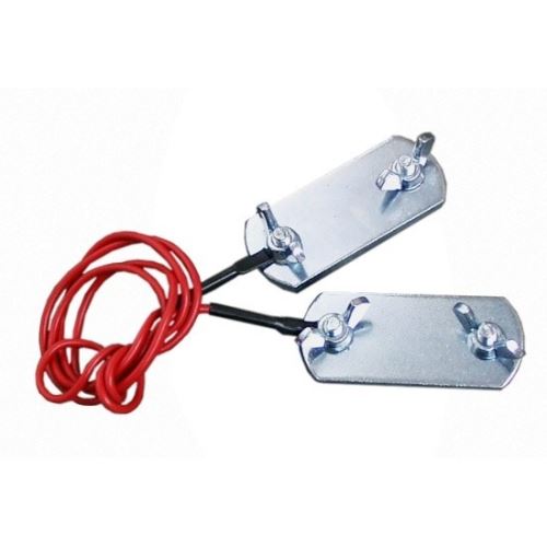 Propojovací kabel mezi páskami 2 klemy na pásky do 40 mm na elektrický ohradník 