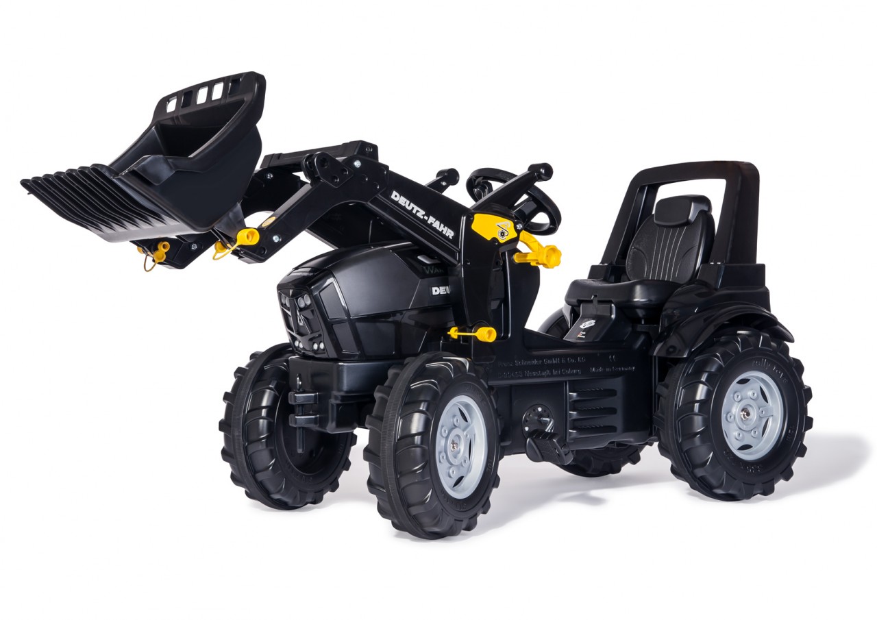 Rolly Toys - šlapací traktor s čelním nakladačem Deutz Agrotron TTV Warrior Rolly FarmTrac