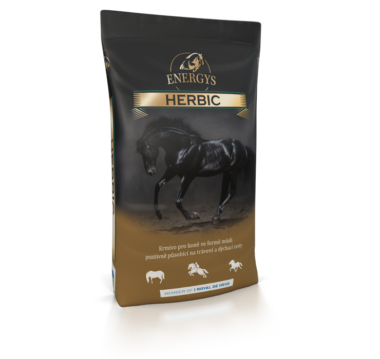 ENERGYS® Premium Herbic müsli působící příznivě na dýchací cesty koně 20 kg