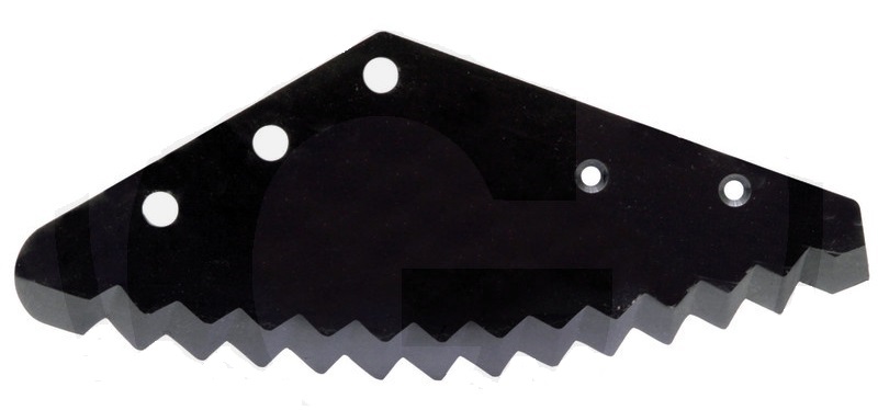 Náhradní řezací nůž 320 x 245 x 6 mm pro krmný vůz AGM, AVM, Cernin, Faresin