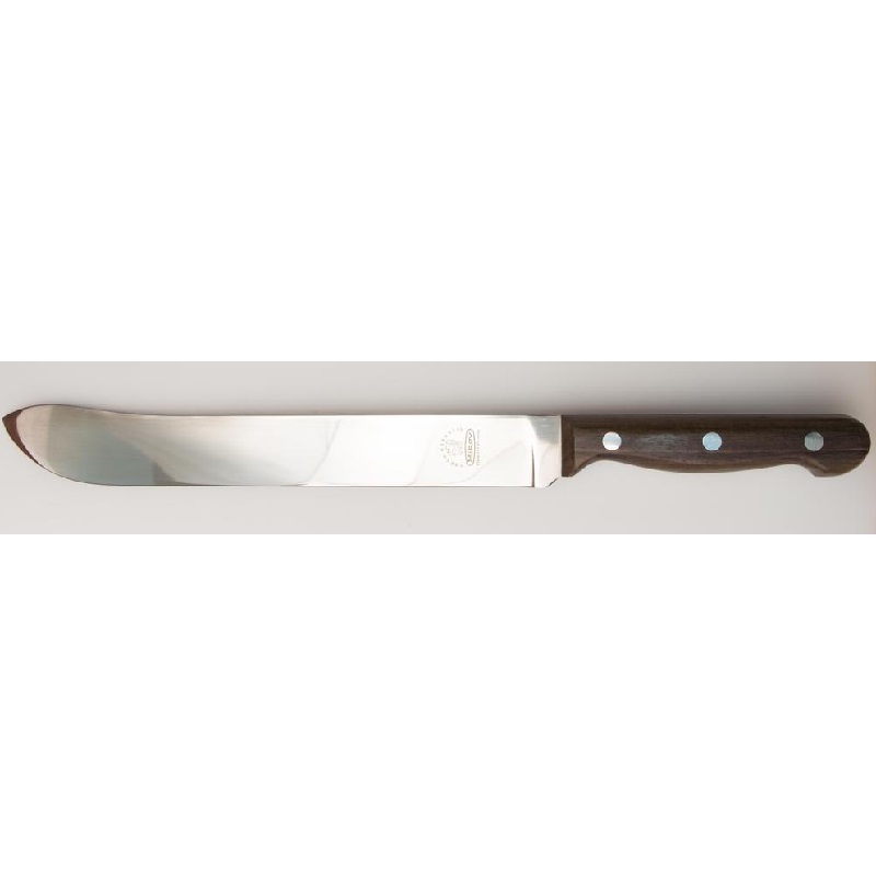 Řeznický špalkový nůž 27 cm LUX Profi rovný dřevěná střenka palisandr