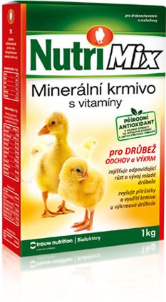 Nutrimix pro výkrm a odchov drůbeže, vitamíny pro kuřata, kachňata, housata, krůťata 1 kg