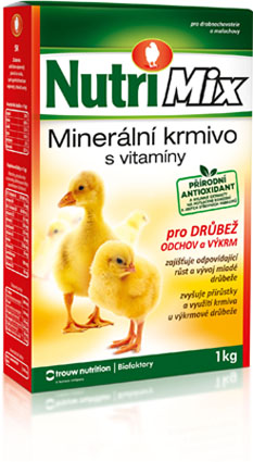 Nutrimix pro výkrm a odchov drůbeže, vitamíny pro kuřata, kachňata, housata, krůťata