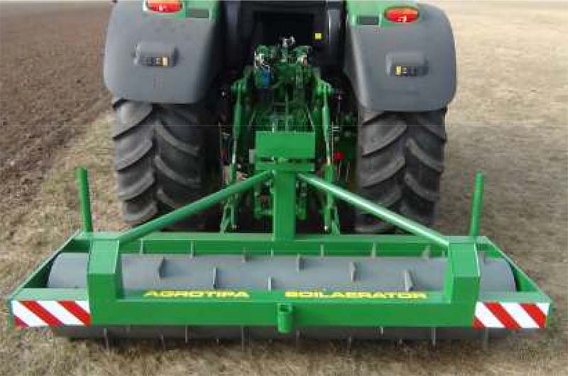 Provzdušňovač trávníku za traktor Agrotipa SoilAerator ASA 550 mm Basic nesený záběr 3,0 m