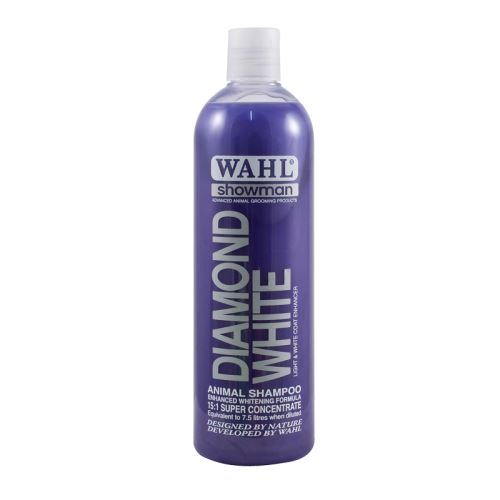 Šampón na psy WAHL Diamond White koncentrát 15:1 s výtažky z okurky, limetky 500 ml