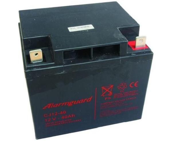 Gelová baterie pro elektrický ohradník 12V 40Ah ALARMGUARD bezúdržbová dobíjecí