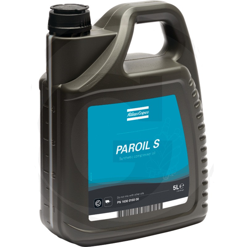 Kompresorový syntetický olej Paroil S 5 l pro kompresory Atlas Copco XAS 58-88