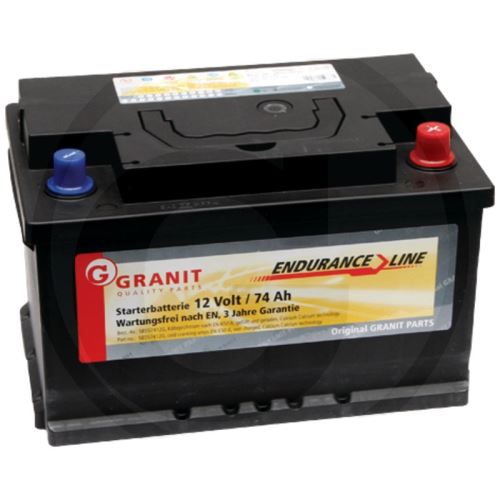 Auto baterie Granit Endurance Line 12V / 74 Ah, patice B03/B04 pro Deutz-Fahr, Same (1)