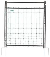 Vodivá brána k sítím pro ovce, kozy, drůbež výška 125 cm 2 hroty pro elektrické ohradníky