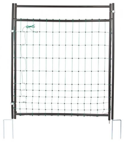 Vodivá brána pro ovčí síť výška 105 cm s dvojitým hrotem pro elektrický ohradník (1)