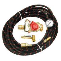 Univerzální pneumatická sada s tlakoměrem na plnění pneumatik Univerzální pneumatická sada s tlakoměrem na plnění pneumatik