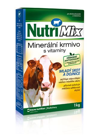 Nutrimix pro dojnice, krávy, mladý skot - doplňkové minerálně vitamínové krmivo 20 kg